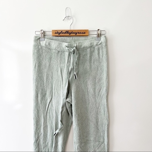 NWT Anthropologie Stateside Tawny Sherpa Fleece Joggers - Picture 3 of 13